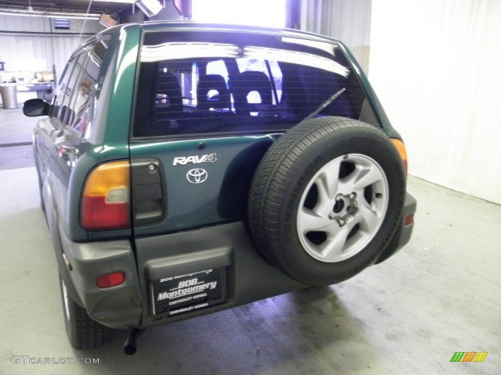 1997 RAV4 4WD - Dark Green Metallic / Gray photo #12