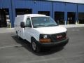 Summit White - Savana Cutaway 3500 Commercial Utility Truck Photo No. 2