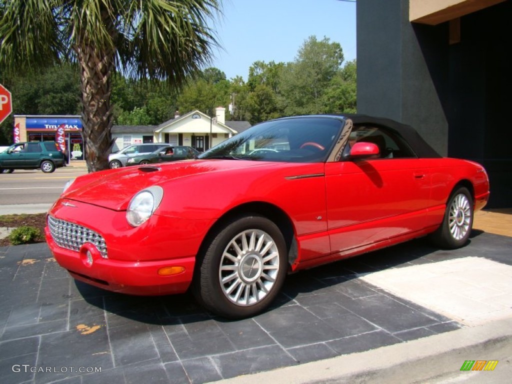 Torch Red 2005 Ford Thunderbird Deluxe Roadster Exterior Photo #53696406