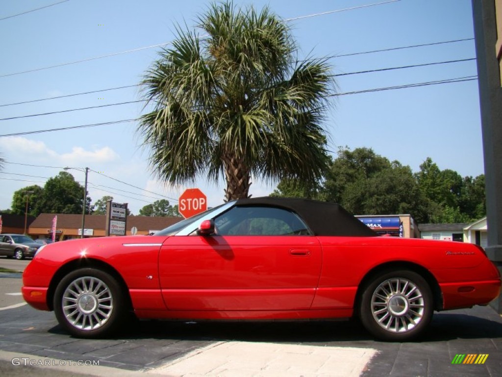 Torch Red 2005 Ford Thunderbird Deluxe Roadster Exterior Photo #53696415