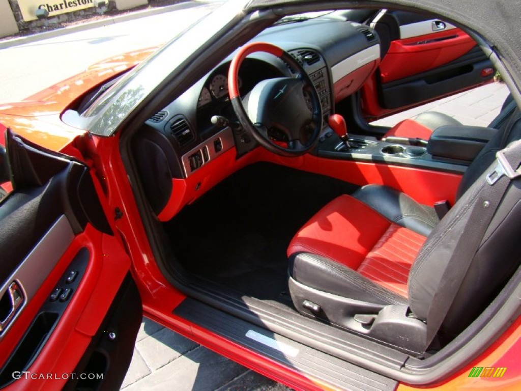 Black Ink/Red Interior 2005 Ford Thunderbird Deluxe Roadster Photo #53696466