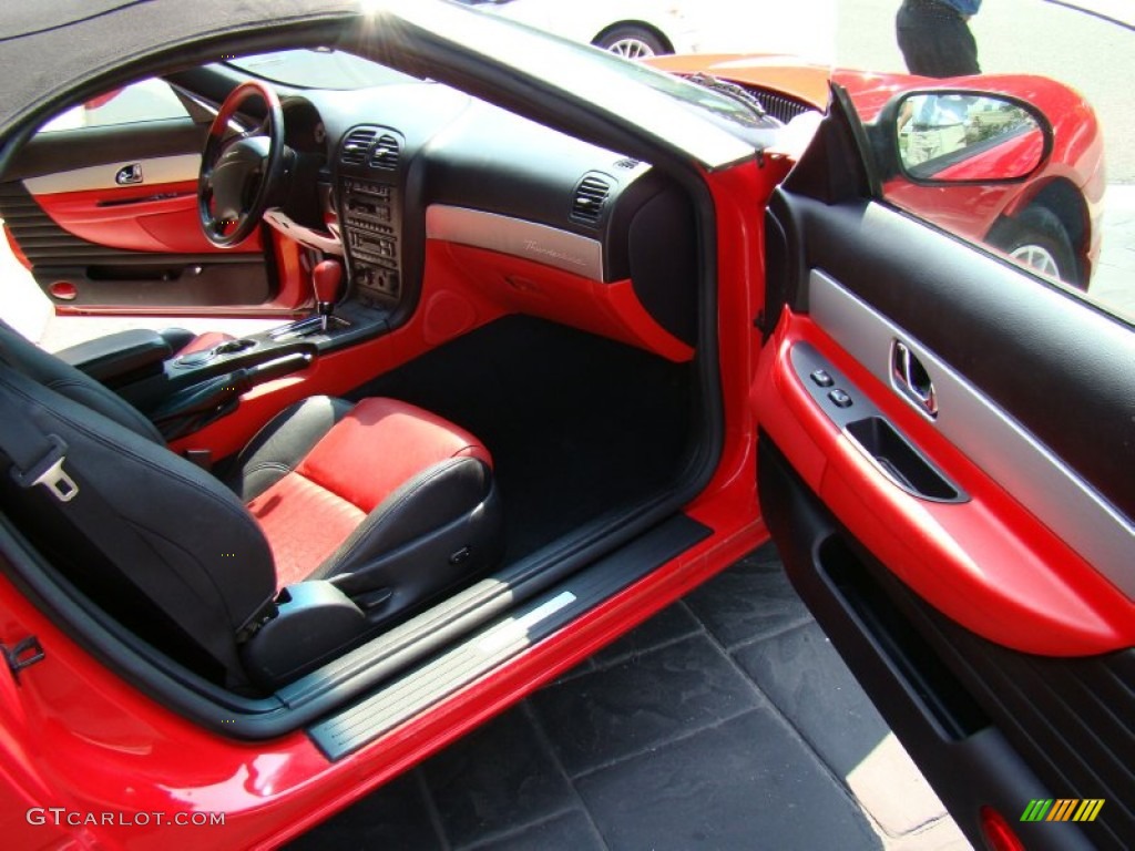 Black Ink/Red Interior 2005 Ford Thunderbird Deluxe Roadster Photo #53696478