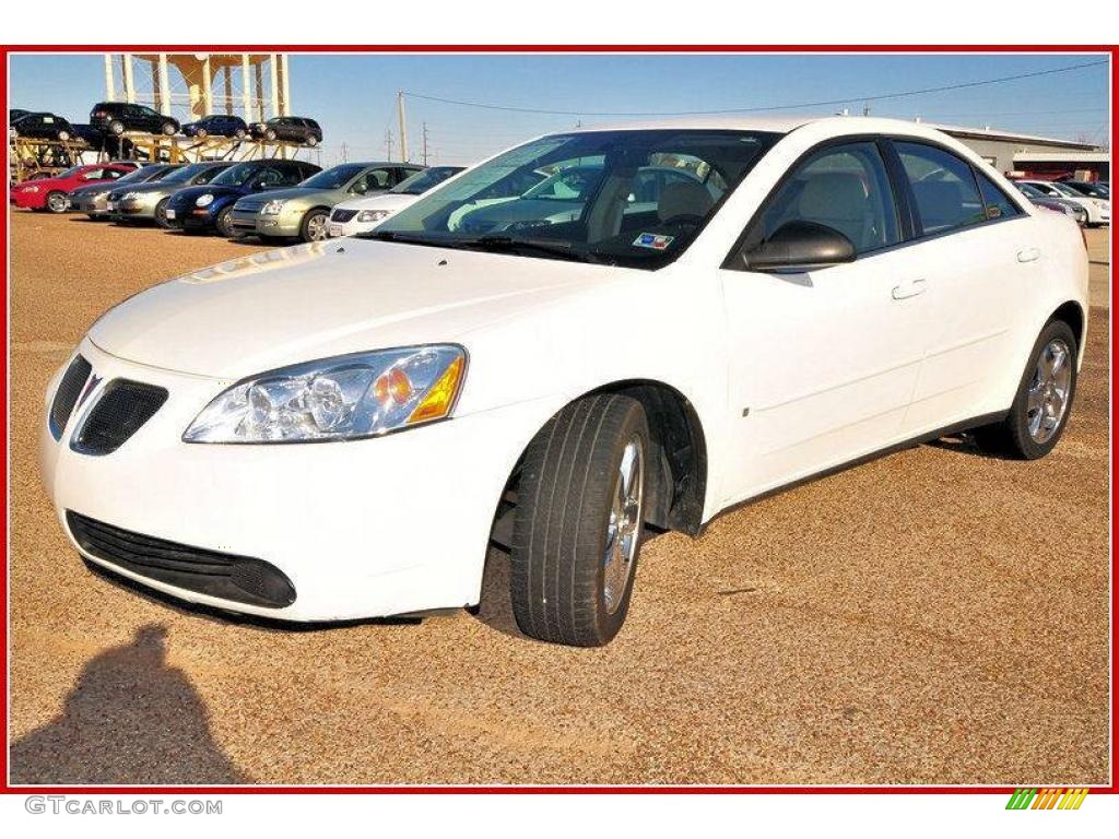 Ivory White Pontiac G6