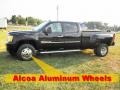 Onyx Black - Sierra 3500HD Denali Crew Cab 4x4 Dually Photo No. 4
