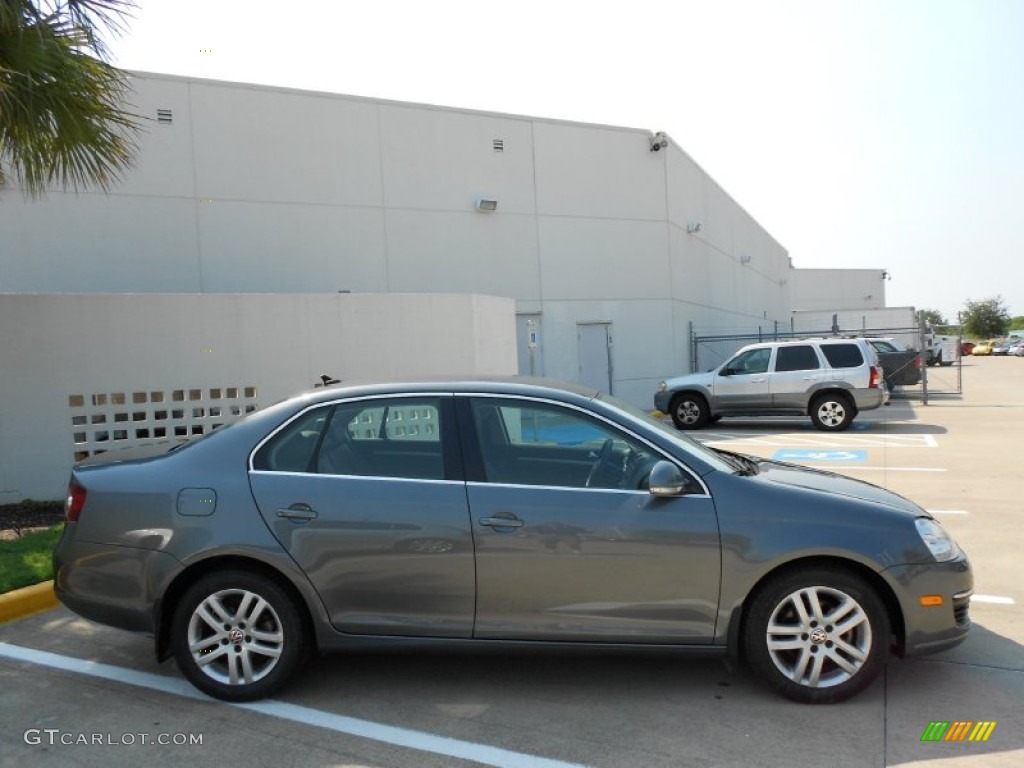 2009 Jetta TDI Sedan - Platinum Gray Metallic / Anthracite photo #8