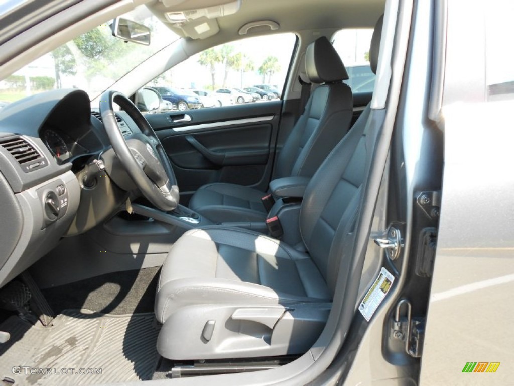 2009 Jetta TDI Sedan - Platinum Gray Metallic / Anthracite photo #12