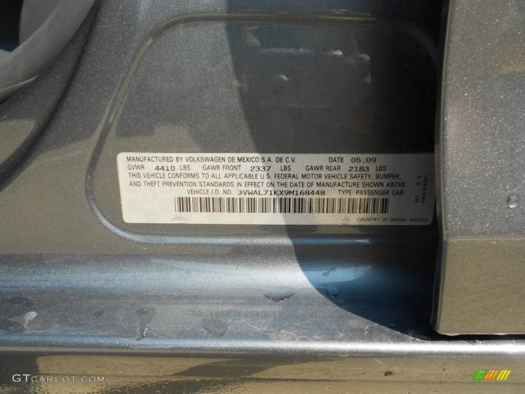 2009 Jetta TDI Sedan - Platinum Gray Metallic / Anthracite photo #26