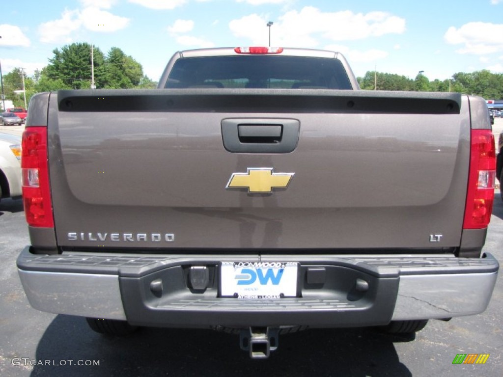 2008 Silverado 1500 LT Extended Cab 4x4 - Desert Brown Metallic / Light Titanium/Ebony Accents photo #2