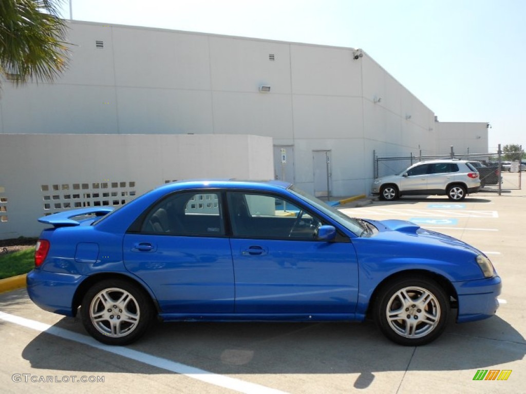 WR Blue Pearl 2004 Subaru Impreza WRX Sedan Exterior Photo #53699836