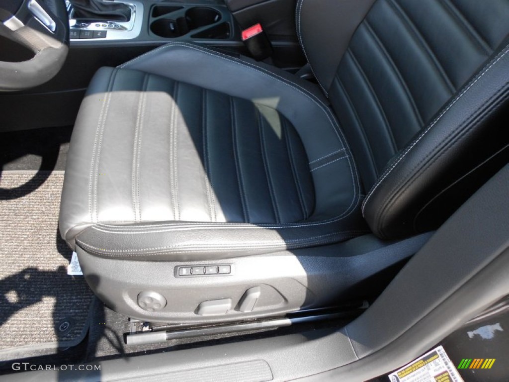 Black Interior 2010 Volkswagen CC Luxury Photo #53700060