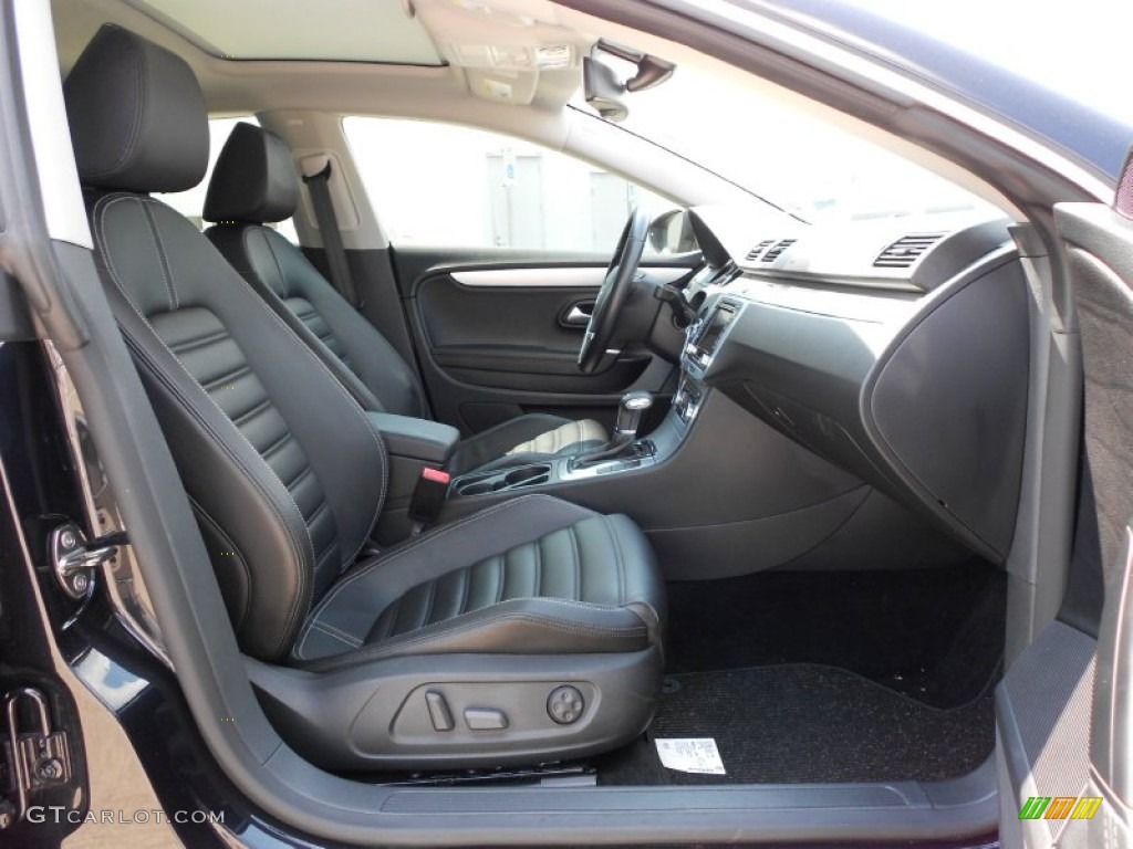 Black Interior 2010 Volkswagen CC Luxury Photo #53700072
