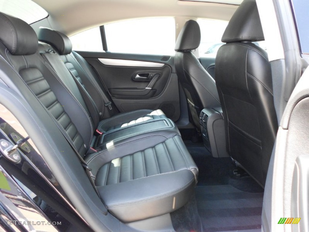 Black Interior 2010 Volkswagen CC Luxury Photo #53700078