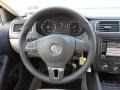 Cornsilk Beige Steering Wheel Photo for 2012 Volkswagen Jetta #53700534