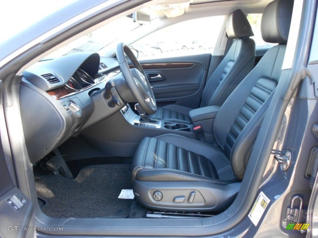 Black Interior 2012 Volkswagen CC Lux Plus Photo #53701170