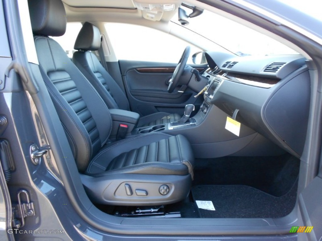 Black Interior 2012 Volkswagen CC Lux Plus Photo #53701179