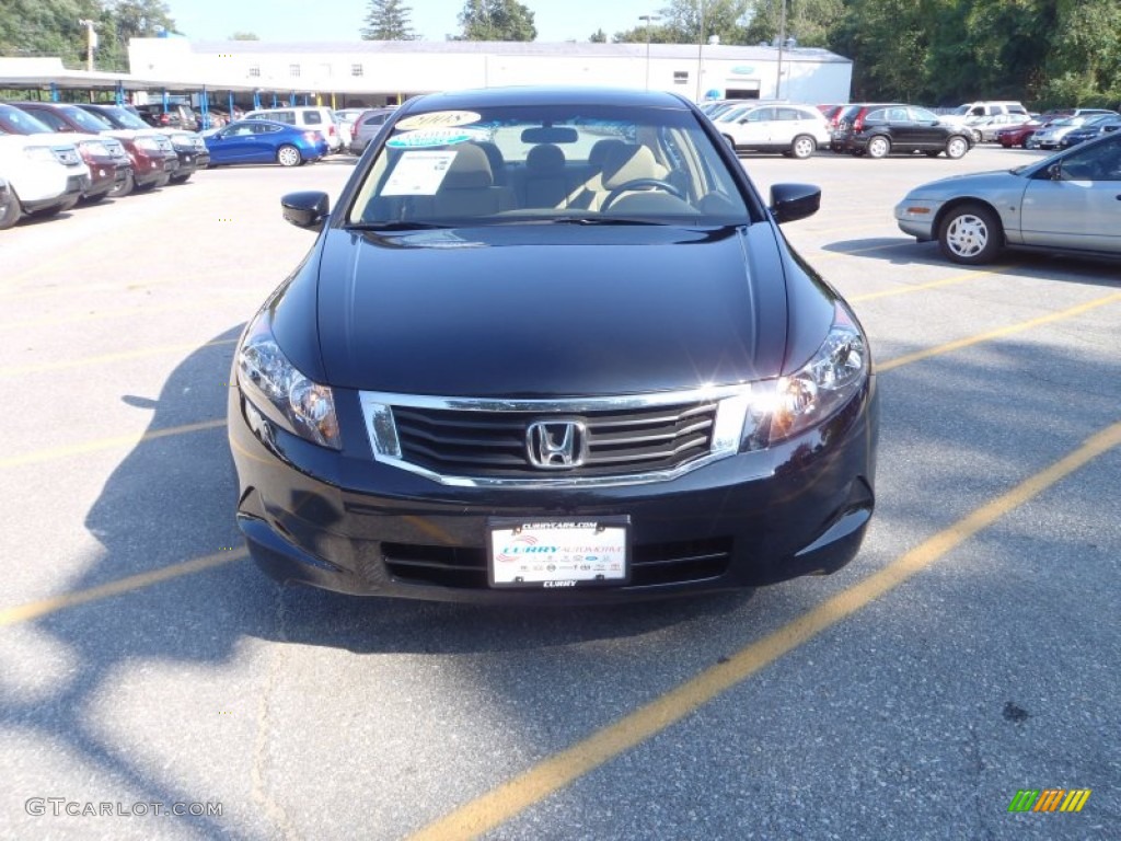 2008 Accord EX Sedan - Nighthawk Black Pearl / Ivory photo #3