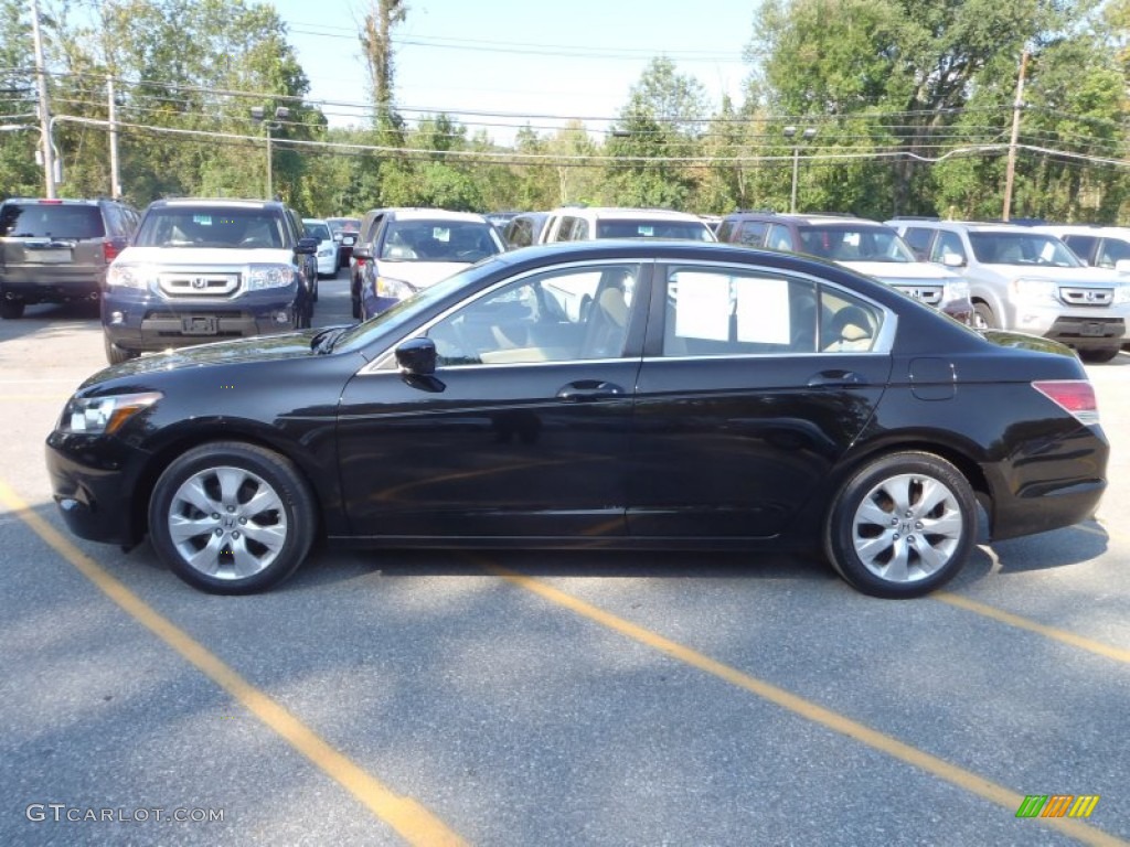 2008 Accord EX Sedan - Nighthawk Black Pearl / Ivory photo #23