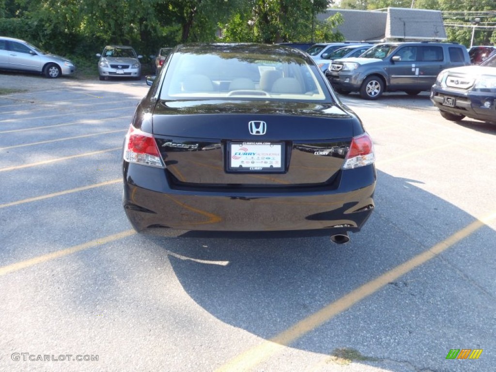 2008 Accord EX Sedan - Nighthawk Black Pearl / Ivory photo #24