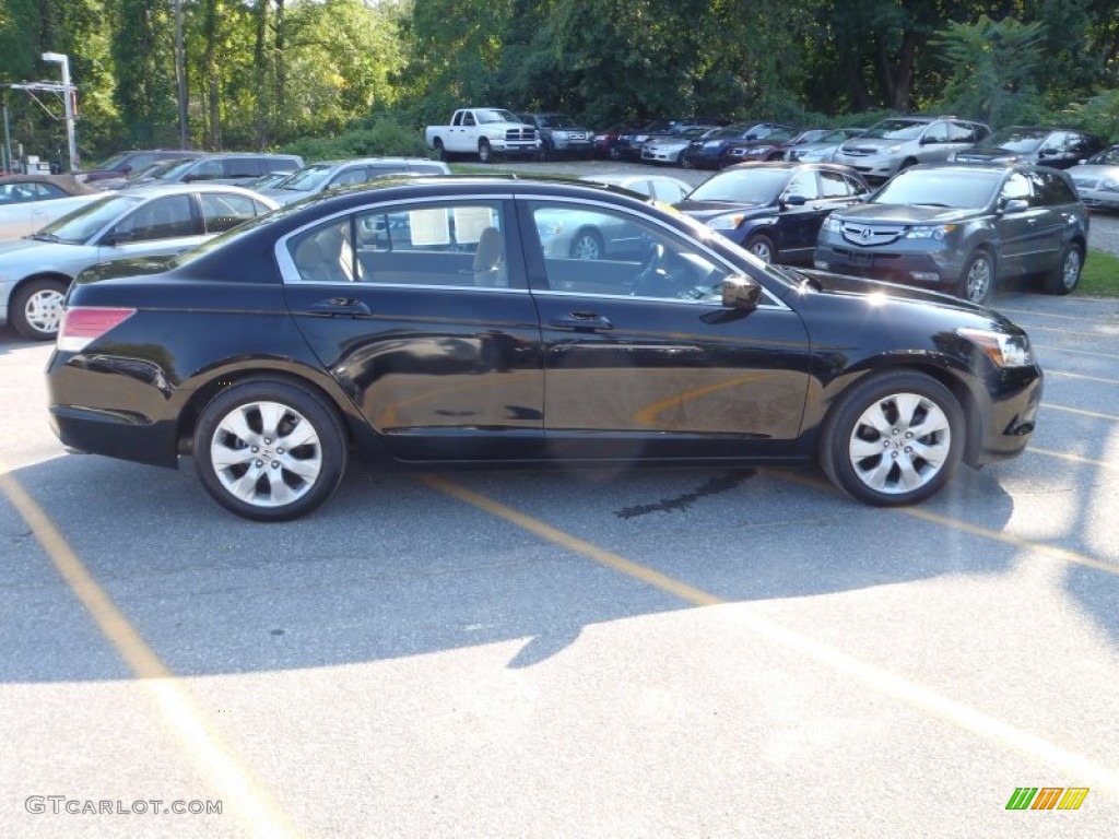 2008 Accord EX Sedan - Nighthawk Black Pearl / Ivory photo #26