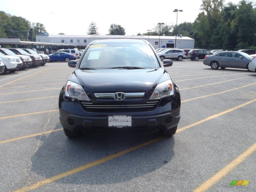 2009 CR-V EX 4WD - Crystal Black Pearl / Ivory photo #3