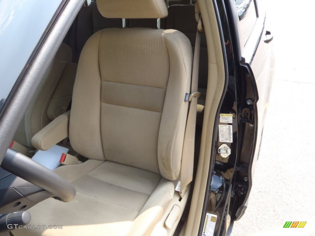 2009 CR-V EX 4WD - Crystal Black Pearl / Ivory photo #6