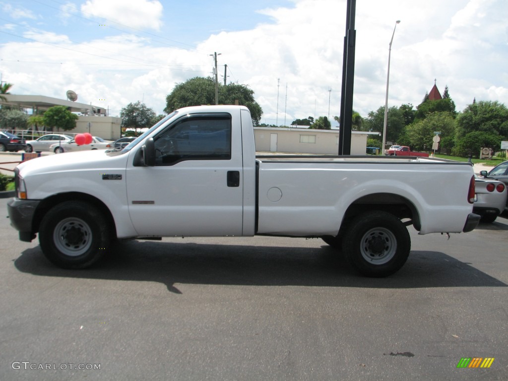 2003 F350 Super Duty XL Regular Cab - Oxford White / Medium Flint photo #6