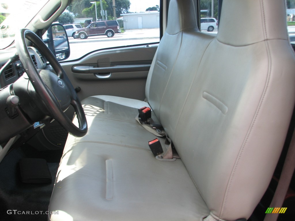 Medium Flint Interior 2003 Ford F350 Super Duty XL Regular Cab Photo #53703204