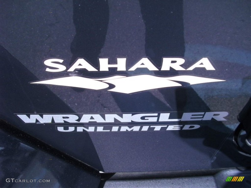 2008 Wrangler Unlimited Sahara 4x4 - Steel Blue Metallic / Dark Slate Gray/Med Slate Gray photo #3