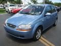 Pastel Blue Metallic - Aveo LS Hatchback Photo No. 5