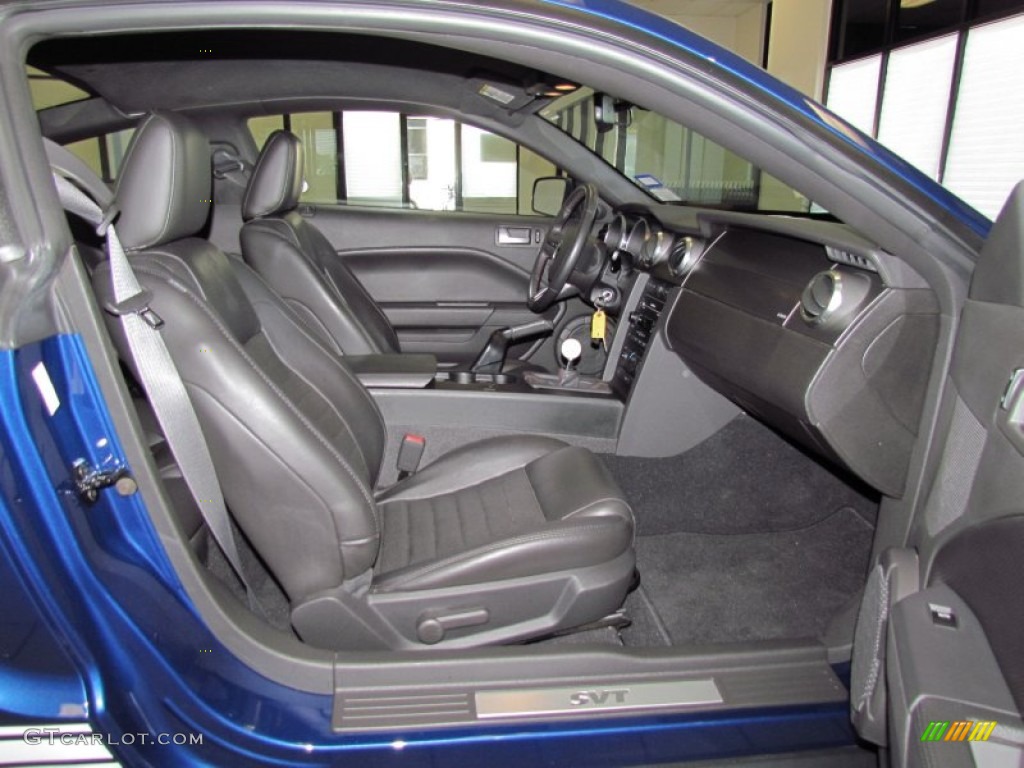 Black/Black Interior 2009 Ford Mustang Shelby GT500 Coupe Photo #53706780