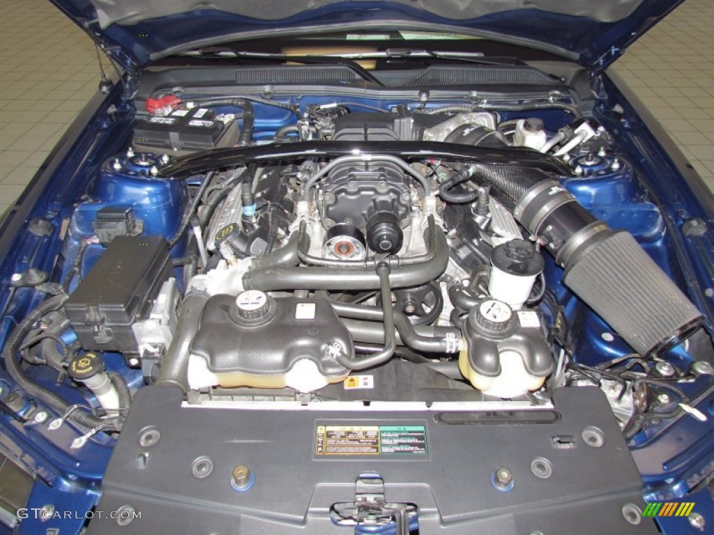 2009 Ford Mustang Shelby GT500 Coupe 5.4 Liter Supercharged DOHC 32-Valve V8 Engine Photo #53706822