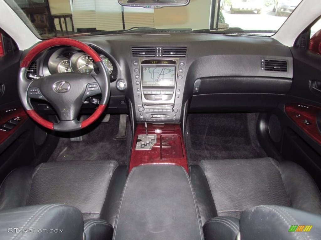 2008 Lexus GS 460 Black Dashboard Photo #53707968