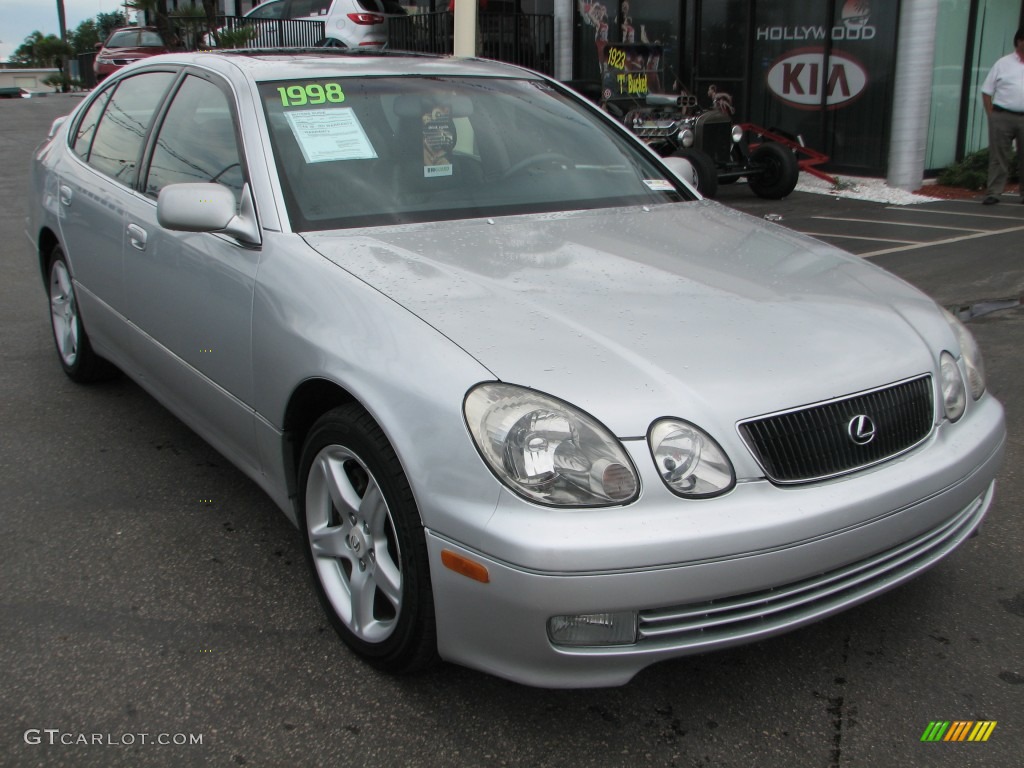 1998 GS 400 - Alpine Silver Metalic / Black photo #1