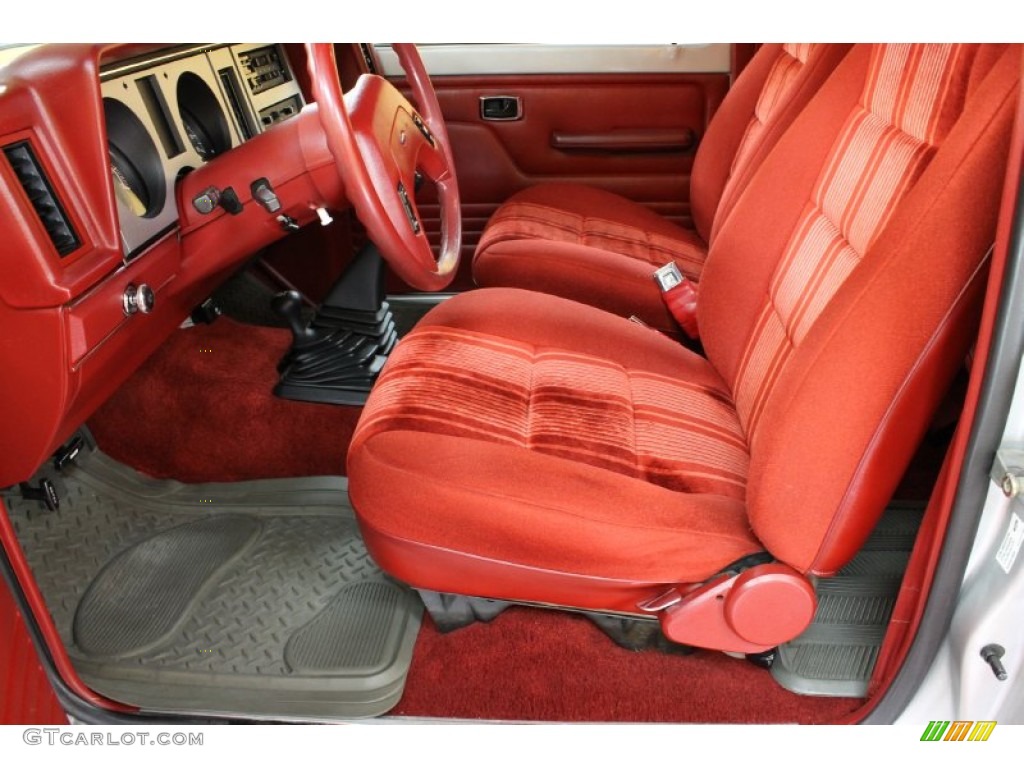 Red Interior 1988 Ford Bronco Ii Xl Photo 53710494