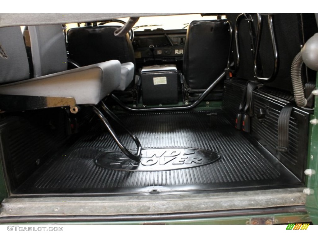 Black Interior 1994 Land Rover Defender 90 Soft Top Photo #53710596