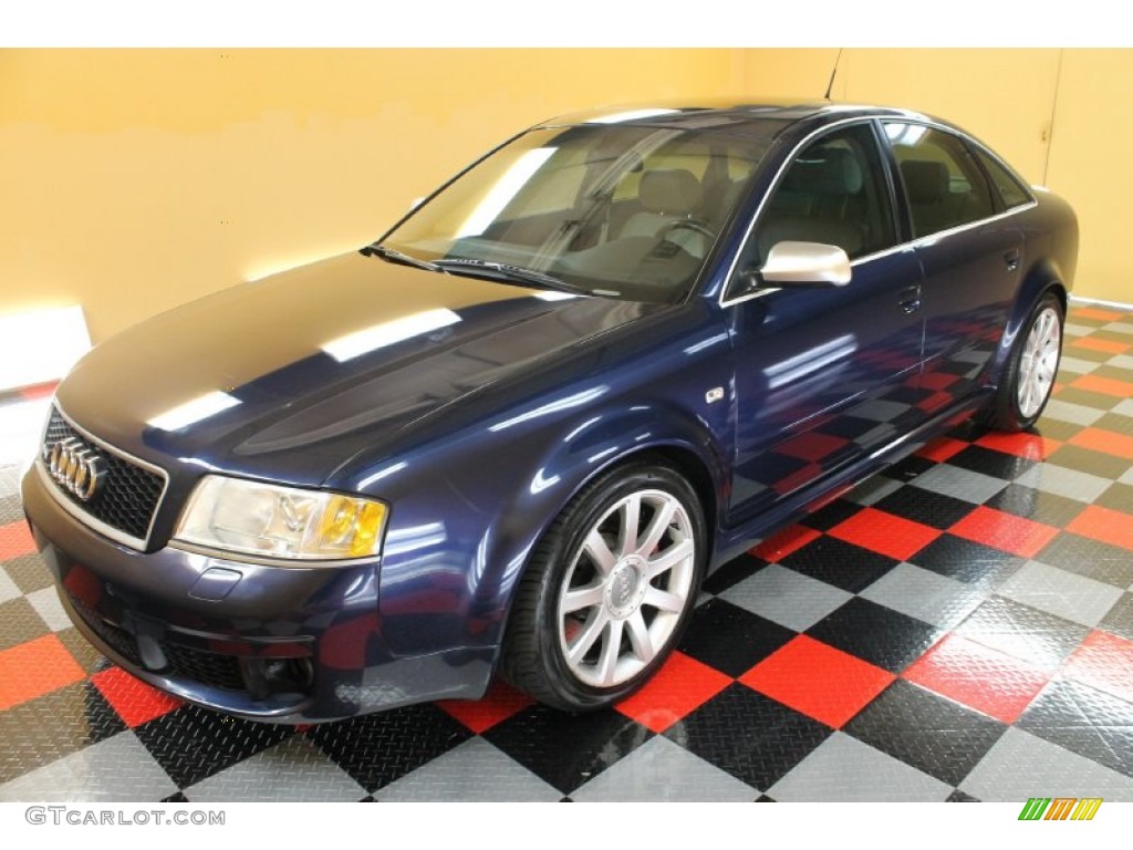 2003 RS6 4.2T quattro - Mugello Blue Pearl Effect / Silver photo #2