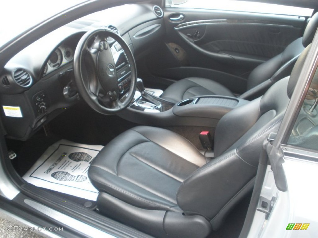 Black Interior 2007 Mercedes-Benz CLK 350 Coupe Photo #53711043