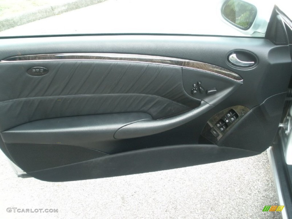 2007 Mercedes-Benz CLK 350 Coupe Black Door Panel Photo #53711106