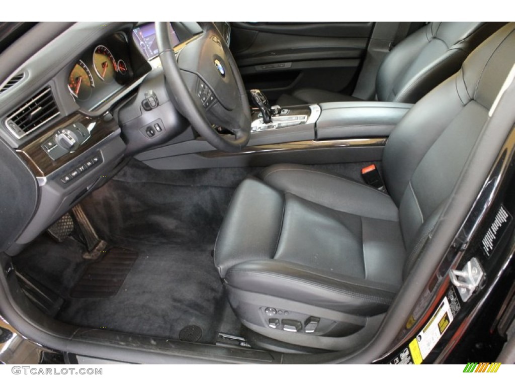 2011 7 Series 750Li xDrive Sedan - Black Sapphire Metallic / Black photo #14