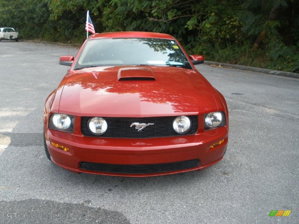 Dark Candy Apple Red 2008 Ford Mustang GT Premium Coupe Exterior Photo #53711724