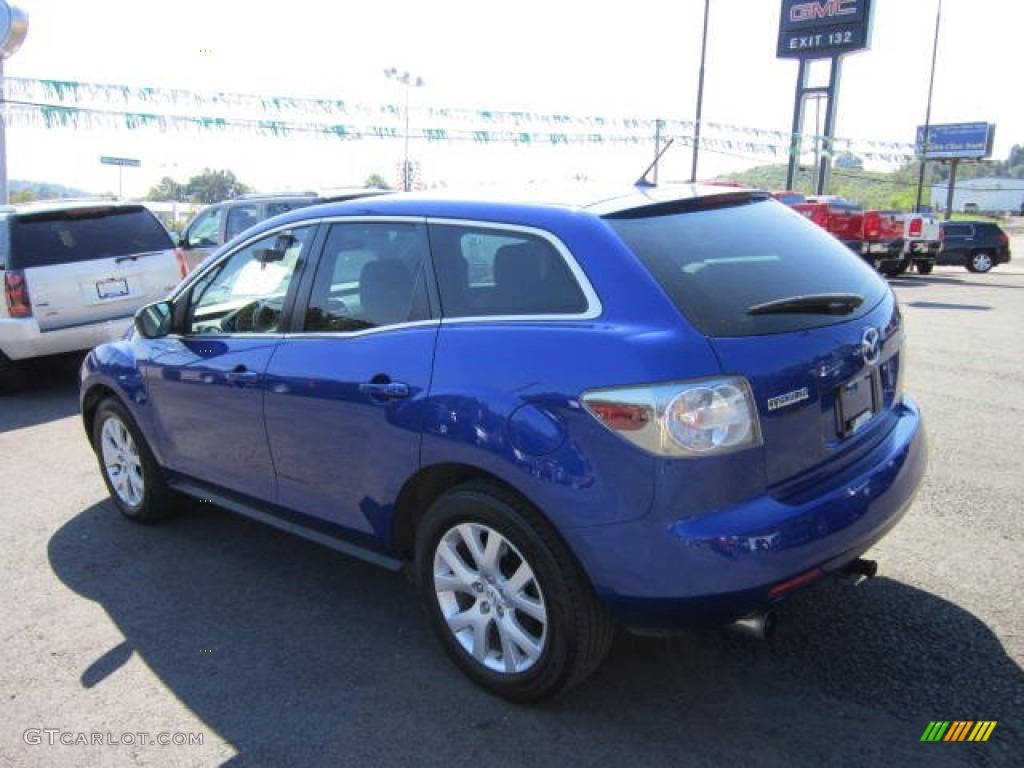 2007 CX-7 Sport - Electric Blue Mica / Sand photo #5