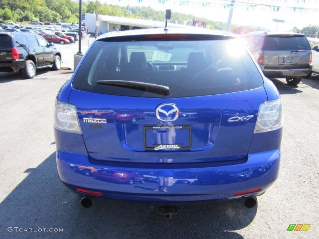 2007 CX-7 Sport - Electric Blue Mica / Sand photo #6