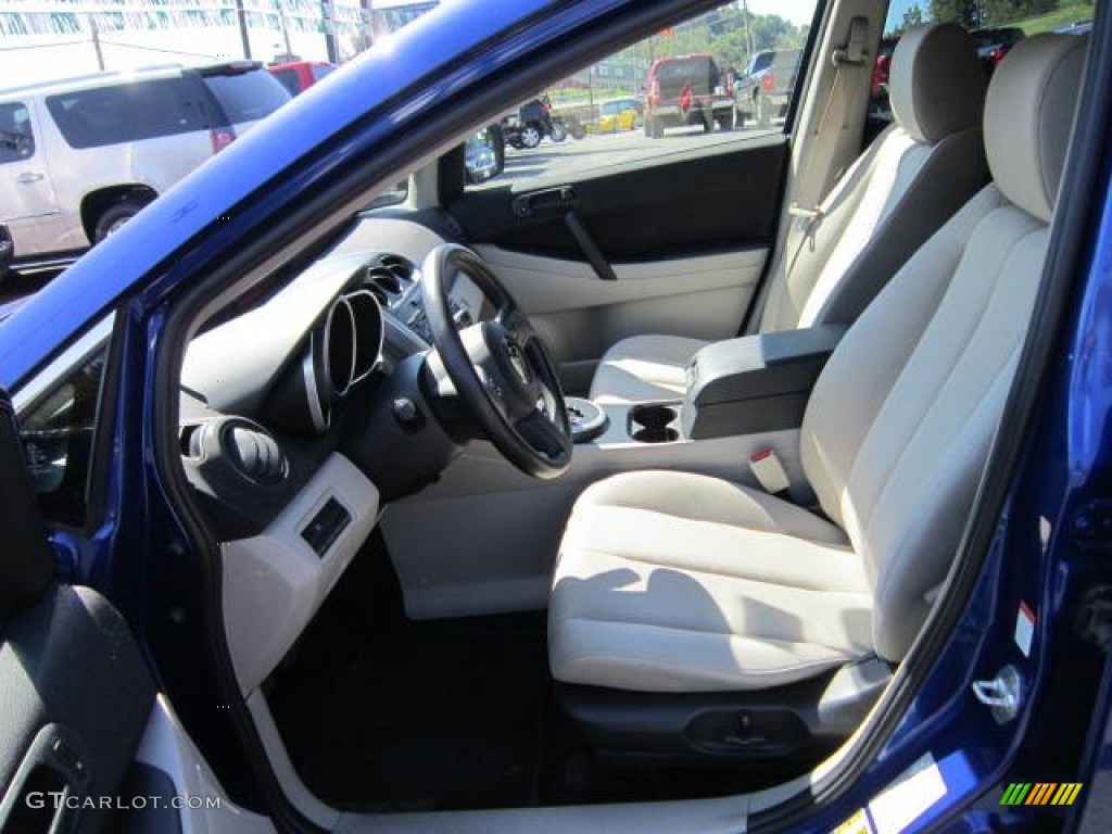 2007 CX-7 Sport - Electric Blue Mica / Sand photo #10