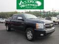 2008 Dark Blue Metallic Chevrolet Silverado 1500 LT Crew Cab 4x4  photo #1
