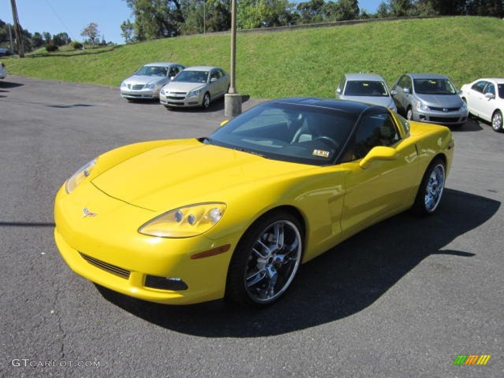Velocity Yellow 2006 Chevrolet Corvette Coupe Exterior Photo #53712828