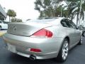 Titanium Silver Metallic 2007 BMW 6 Series 650i Coupe Exterior