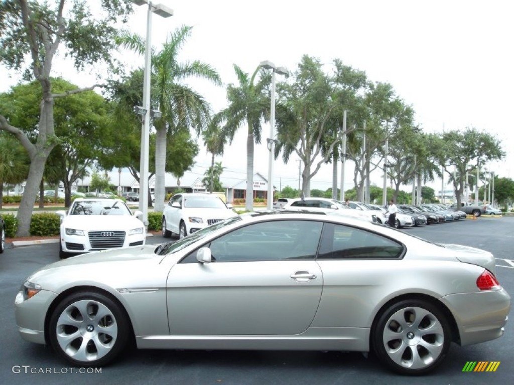 Titanium Silver Metallic 2007 BMW 6 Series 650i Coupe Exterior Photo #53712996