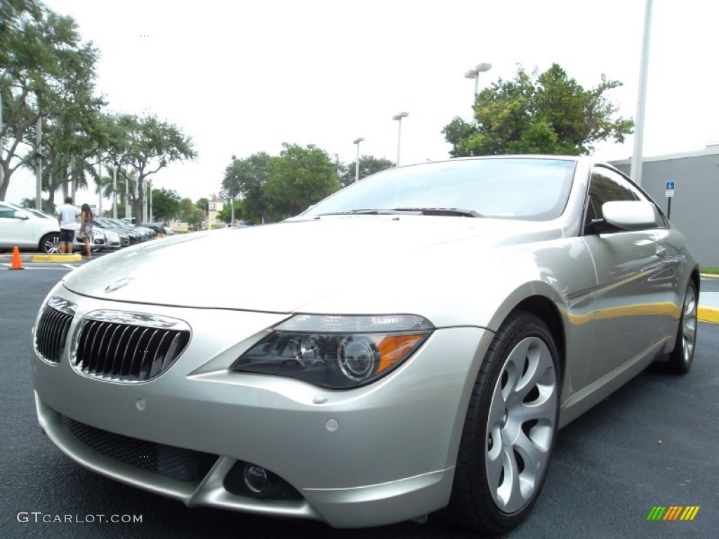 Titanium Silver Metallic 2007 BMW 6 Series 650i Coupe Exterior Photo #53713008