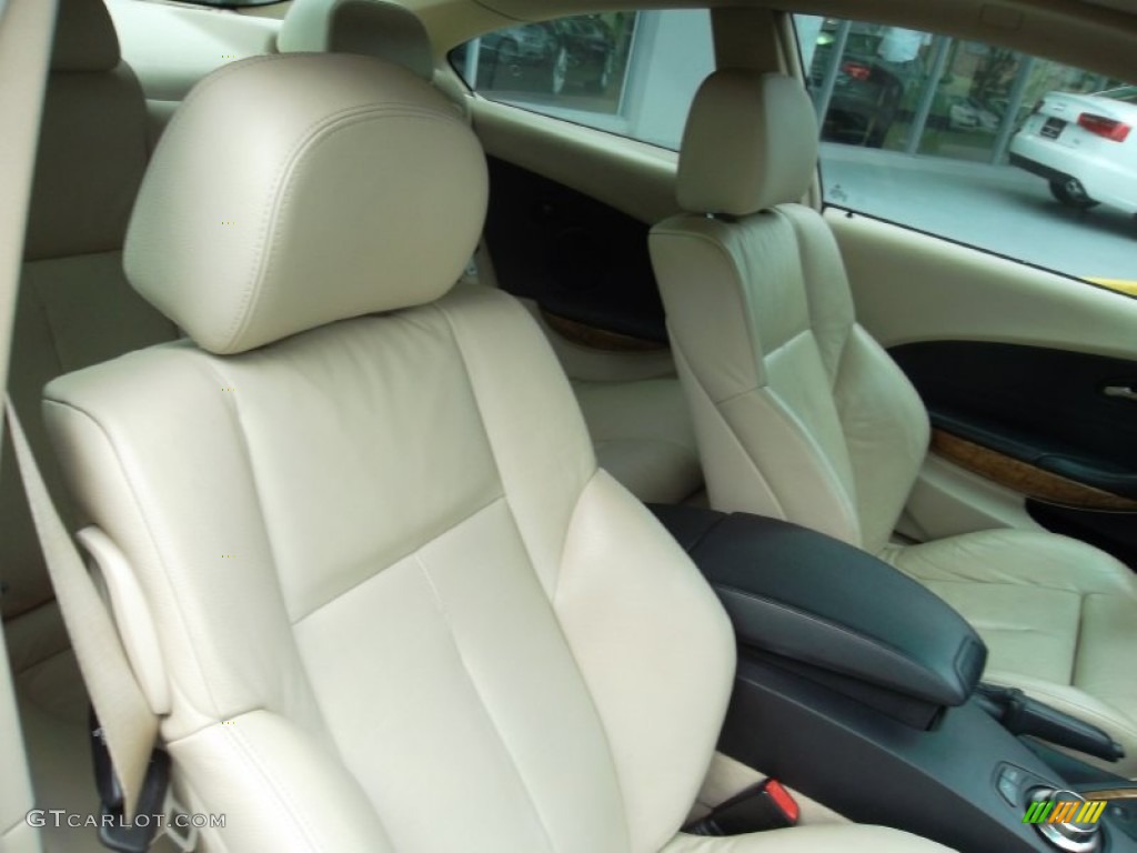 Cream Beige Interior 2007 BMW 6 Series 650i Coupe Photo #53713050