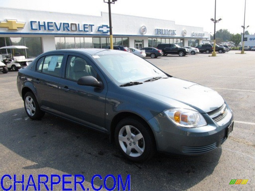2007 Cobalt LS Sedan - Blue Granite Metallic / Gray photo #1